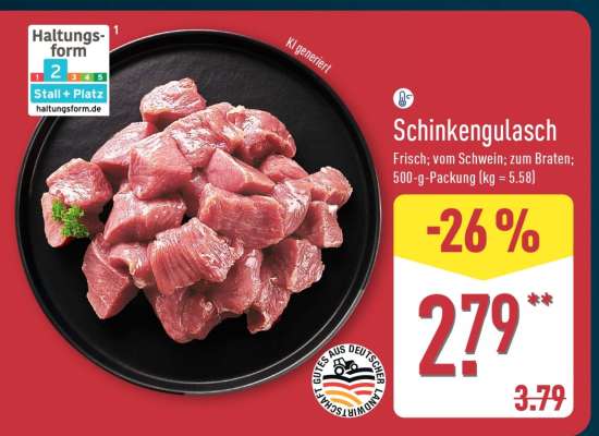 Schinkengulasch