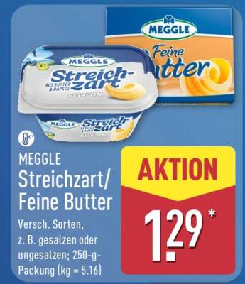 MEGGLE Streichzart/Feine Butter