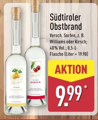 Südtiroler Obstbrand