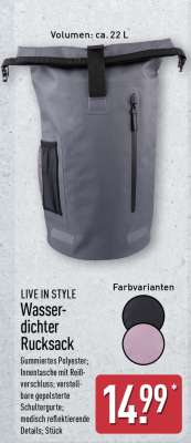 Wasserdichter Rucksack