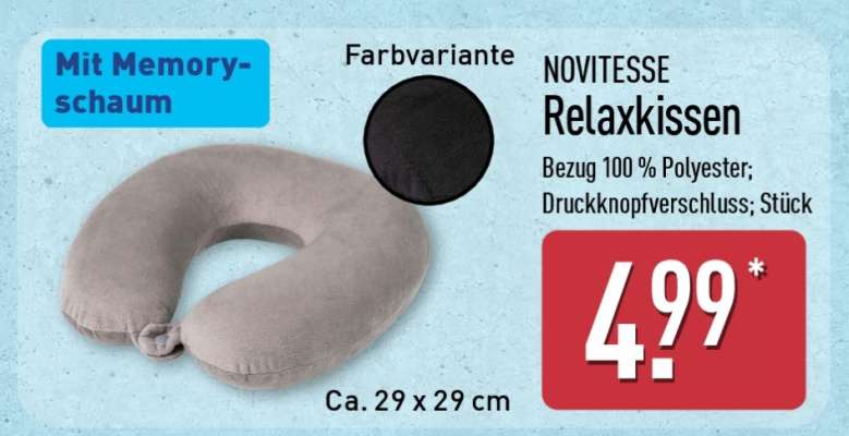 NOVITESSE Relaxkissen