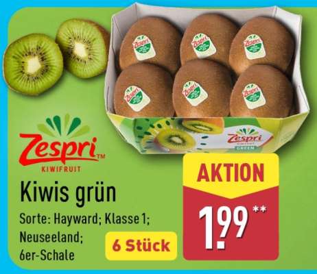 Kiwis, grün