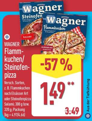 WAGNER Flammkuchen/Steinofenpizza