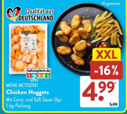 MEINE METZGEREI Chicken-Nuggets