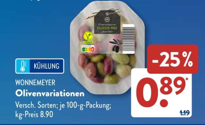 WONNEMEYER Olivenvariationen
