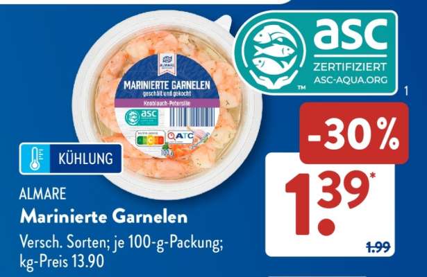 ALMARE Marinierte Garnelen
