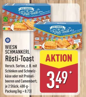 WIESN SCHMANKERL Rösti-Toast