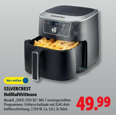 Silvercrest Heißluftfritteuse
