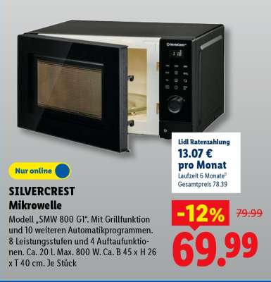 Silvercrest Mikrowelle