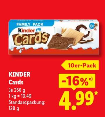 Kinder Cards