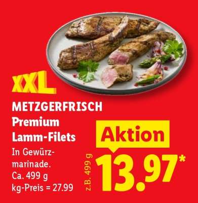 Metzgerfrisch Premium Lamm-Filets