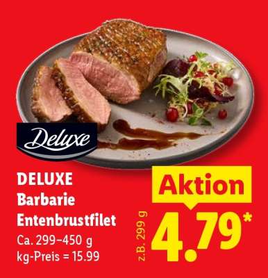 Deluxe Barbarie Entenbrustfilet