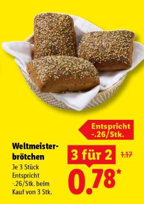Weltmeister- brötchen