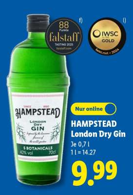 Hampstead London Dry Gin