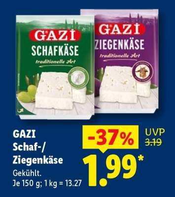 GAZI Schaf-/Ziegenkäse