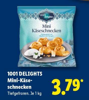 1001 delights Mini- Käseschnecken