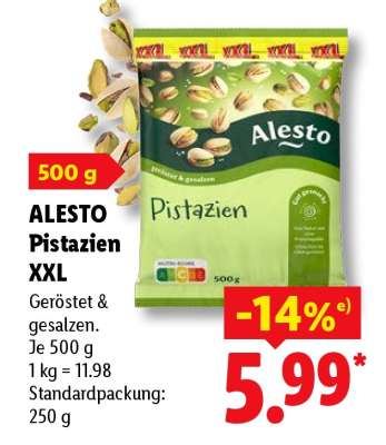 Alesto Pistazien XXL