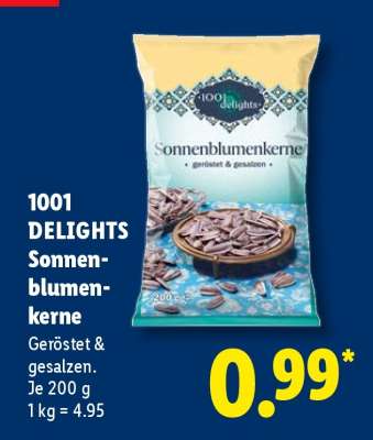 1001 delights Sonnenblumenkerne