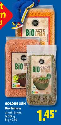 GOLDEN SUN Bio Linsen