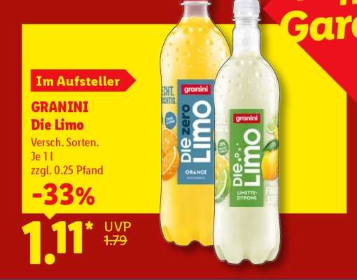 GRANINI Die Limo