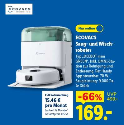 ECOVACS Saug- und Wischroboter