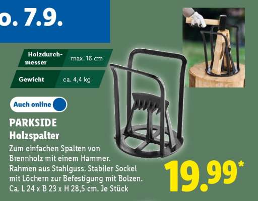 PARKSIDE Holzspalter