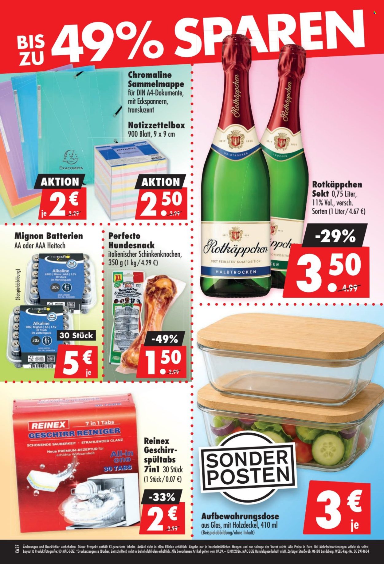 Mäc-Geiz Prospekte  - 7.09.2026 - 13.09.2026. Seite 2