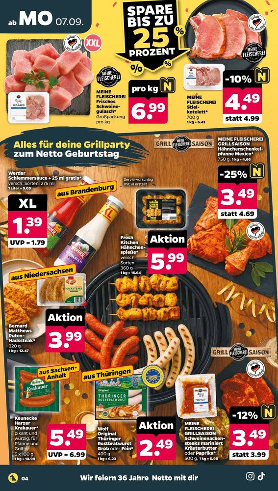 Netto Prospekte  - 7.09.2026 - 12.09.2026. Seite 4