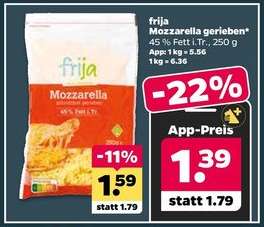 frija Mozzarella gerieben*