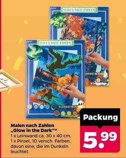 Malen nach Zahlen „Glow in the Dark“