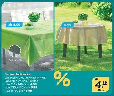 Gartentischdecke