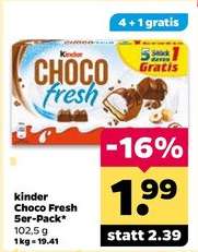 kinder Choco Fresh 5er-Pack