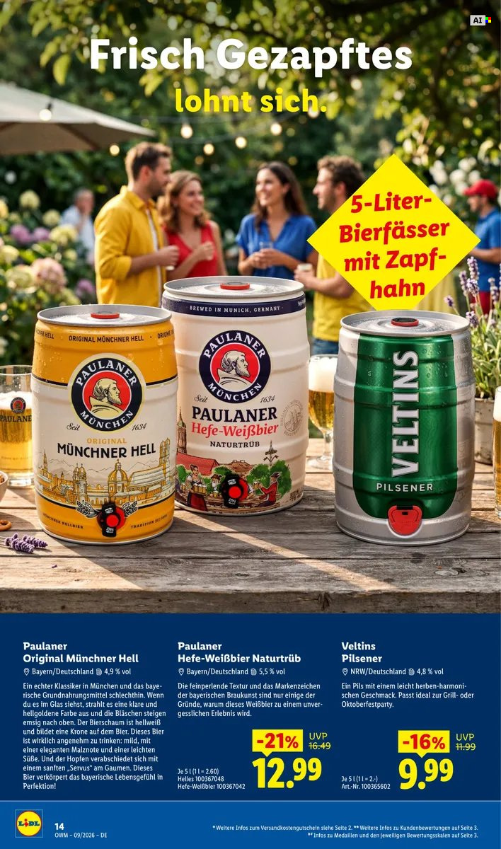 Lidl Prospekte  - 1.09.2026 - 30.09.2026. Seite 14