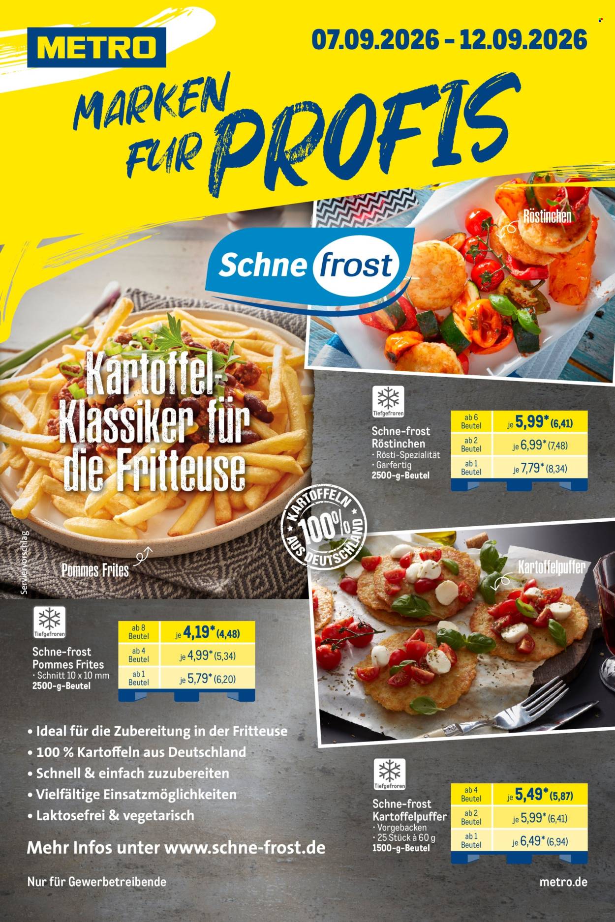 Metro Prospekte  - 7.09.2026 - 12.09.2026. Seite 1
