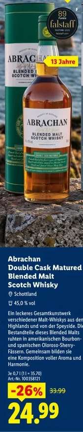 Abrachan Double Cask Matured Blended Malt Scotch Whisky