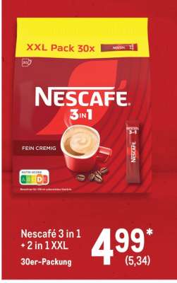 Nescafé 3 in 1 + 2 in 1 XXL
