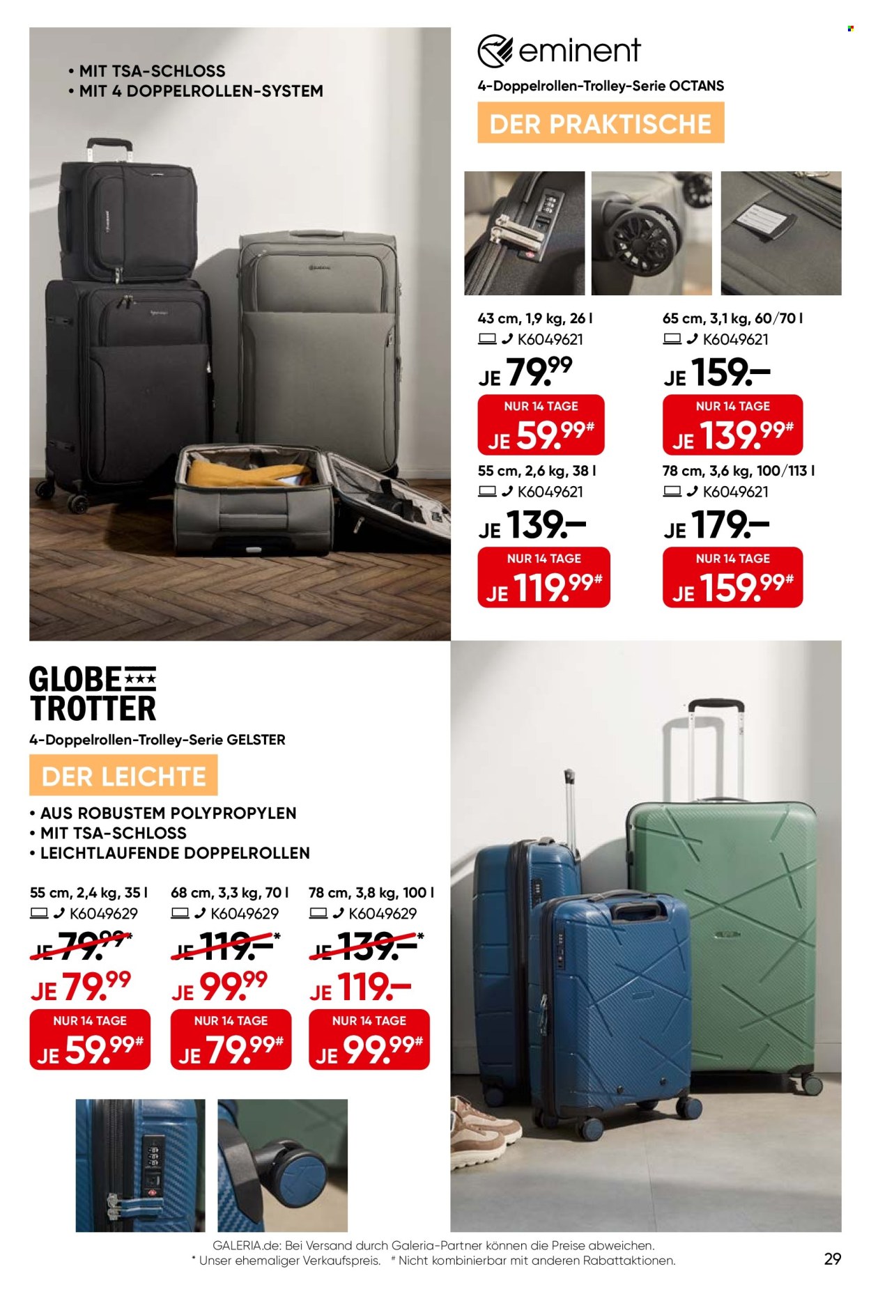 GALERIA Karstadt Kaufhof Prospekte  - 2.09.2026 - 15.09.2026. Seite 29