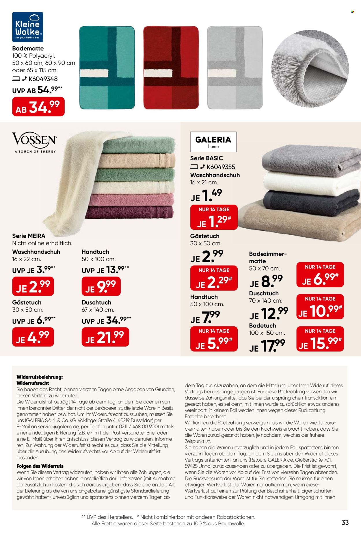 GALERIA Karstadt Kaufhof Prospekte  - 2.09.2026 - 15.09.2026. Seite 33