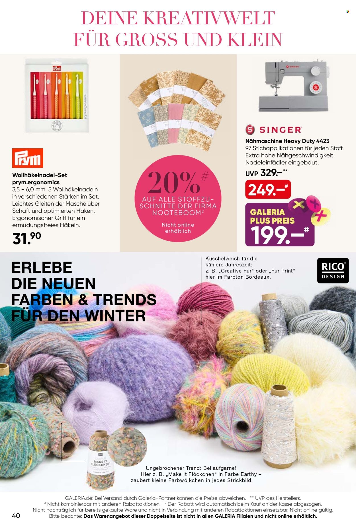 GALERIA Karstadt Kaufhof Prospekte  - 2.09.2026 - 15.09.2026. Seite 40