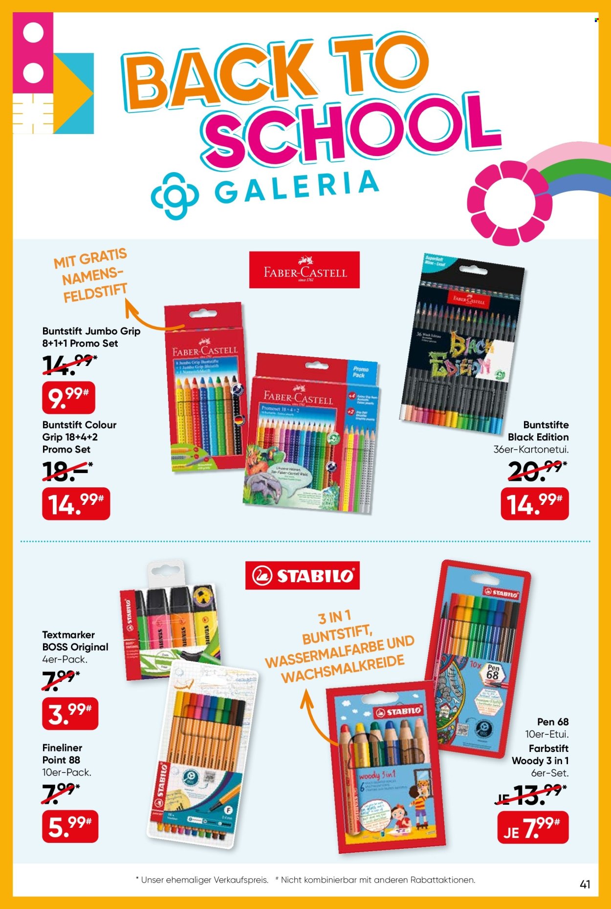 GALERIA Karstadt Kaufhof Prospekte  - 2.09.2026 - 15.09.2026. Seite 41