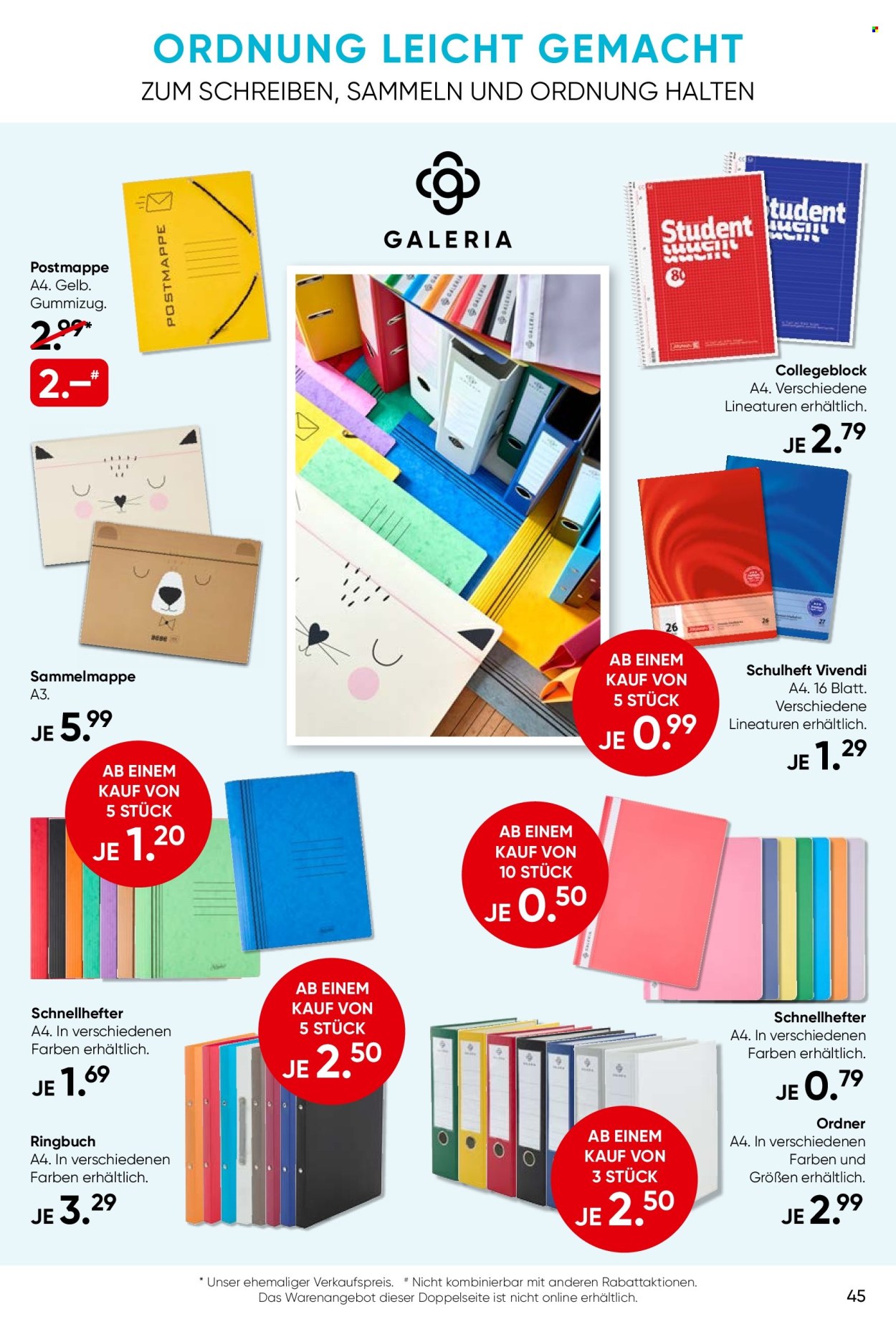GALERIA Karstadt Kaufhof Prospekte  - 2.09.2026 - 15.09.2026. Seite 45