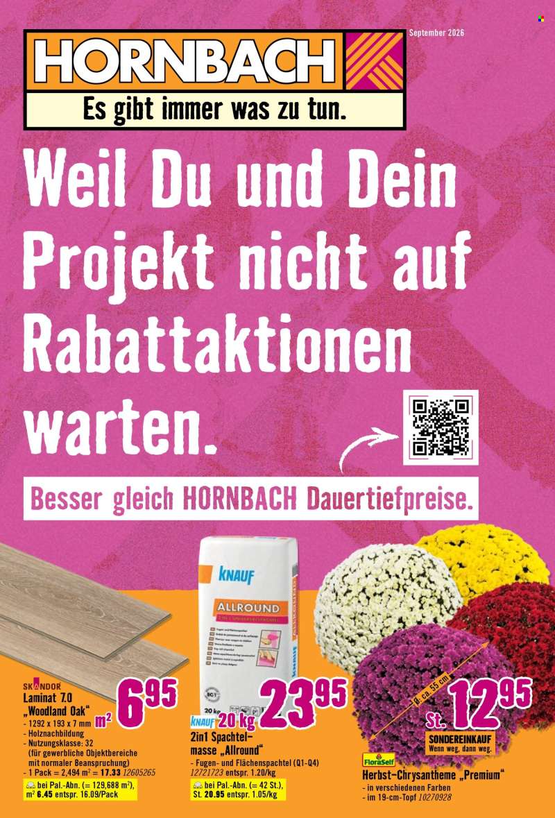 Prospekte Hornbach - 2.09.2026 - 16.09.2026.