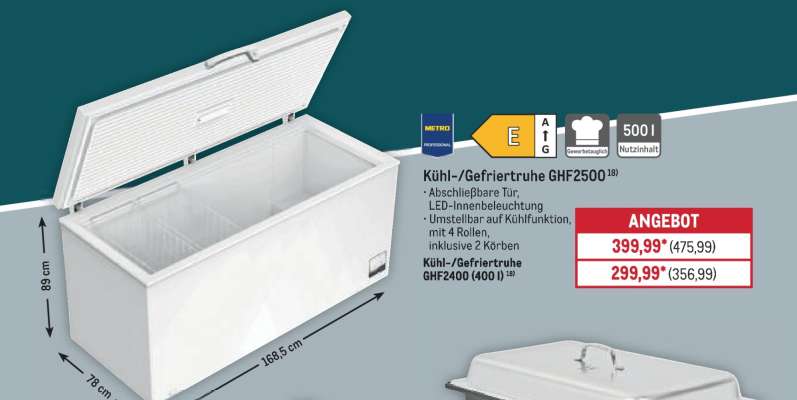 Kühl-/Gefriertruhe GHF2500