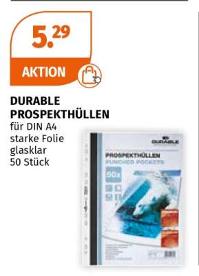 DURABLE PROSPEKTHÜLLEN
