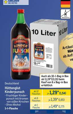 Hüttenglut Kinderpunsch