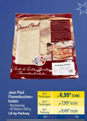Jean Paul Flammkuchenboden