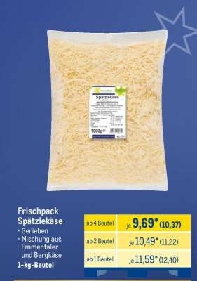 Frischpack Spätzlekäse