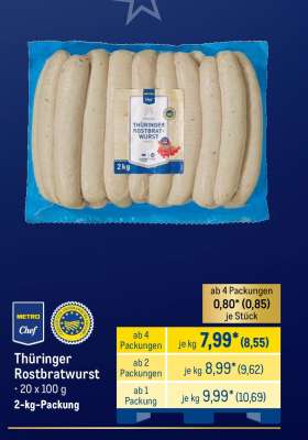 Thüringer Rostbratwurst