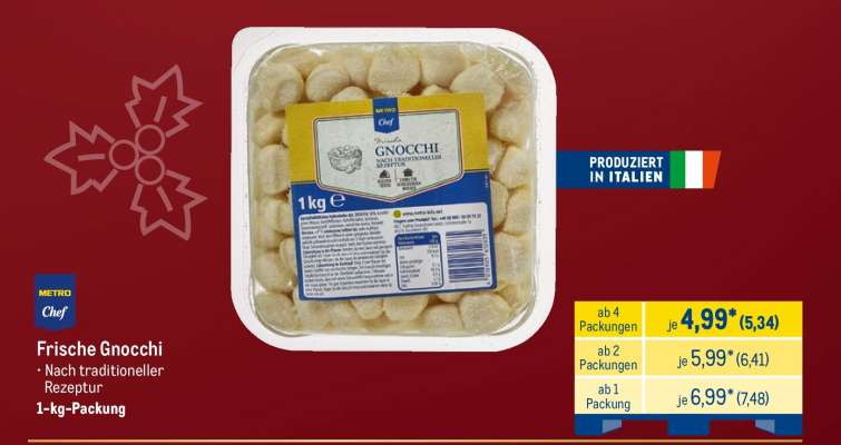 Frische Gnocchi