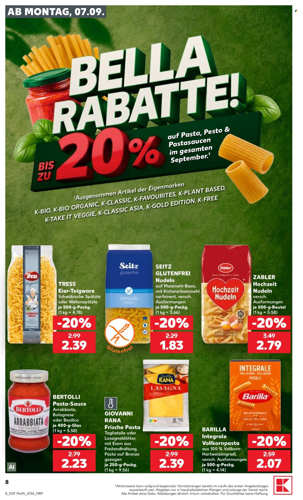 Kaufland Prospekte  - 7.09.2026 - 9.09.2026. Seite 8